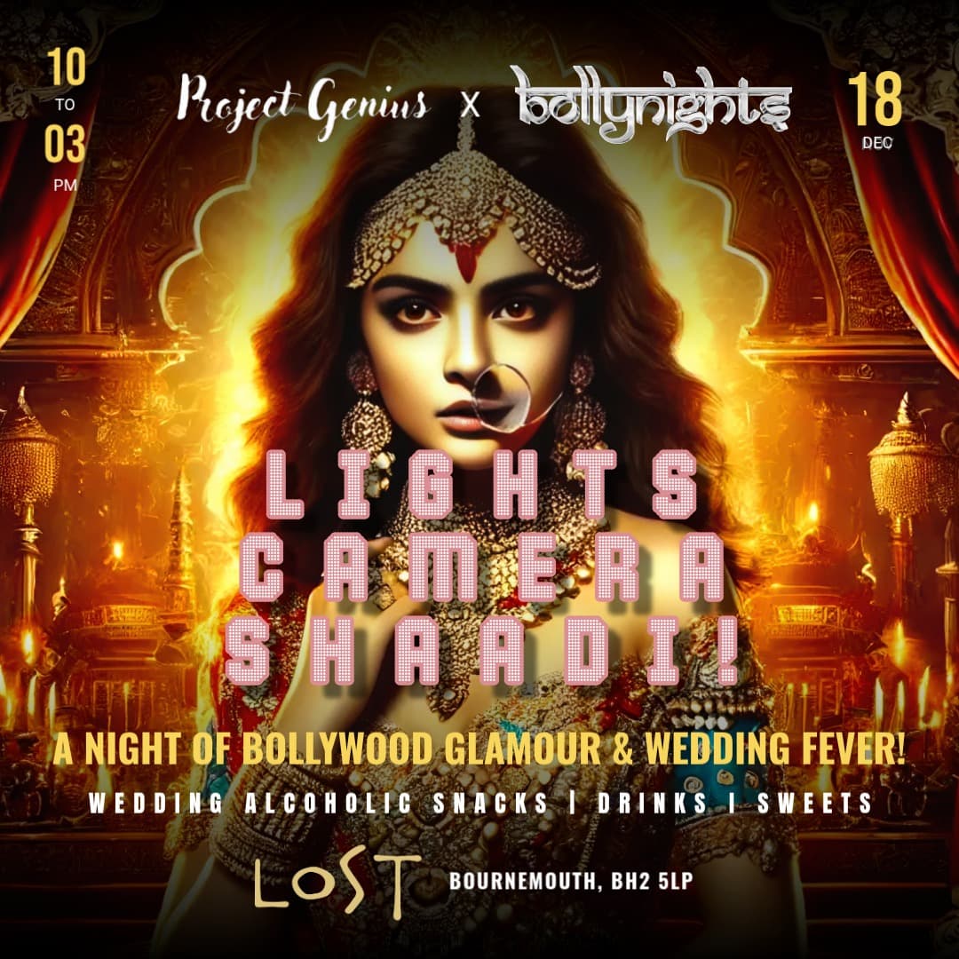 Lights, Camera, Shaadi! — A Night of Bollywood Glamour & Wedding Fever